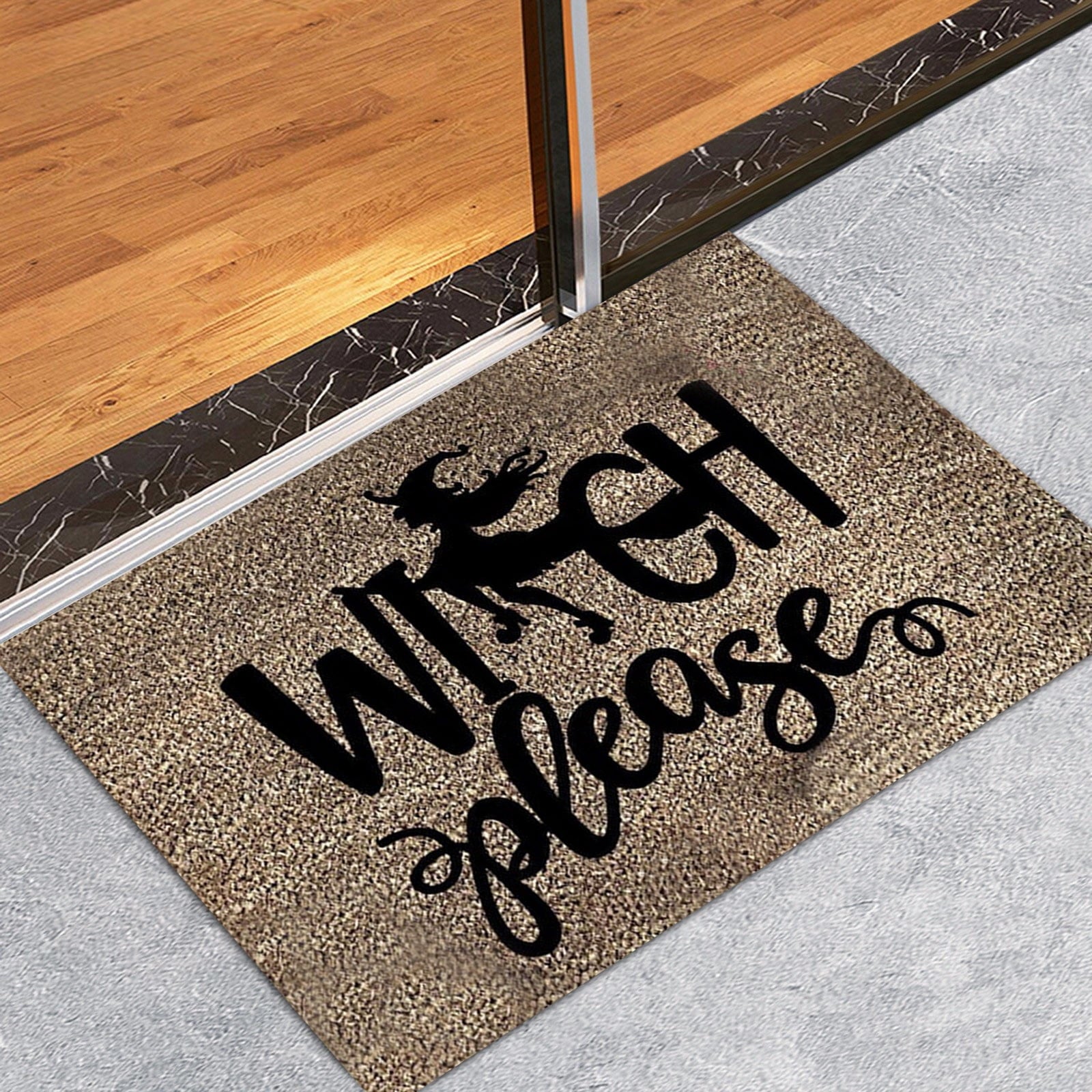 JLFNYA Halloween Rug,15.7*24inch Checkered Rug,Rug Halloween Fall Door Mat Cotton Washable Area Rugs Door Mat Outdoor Entrance for Front Porch Entryway Fall Farmhouse