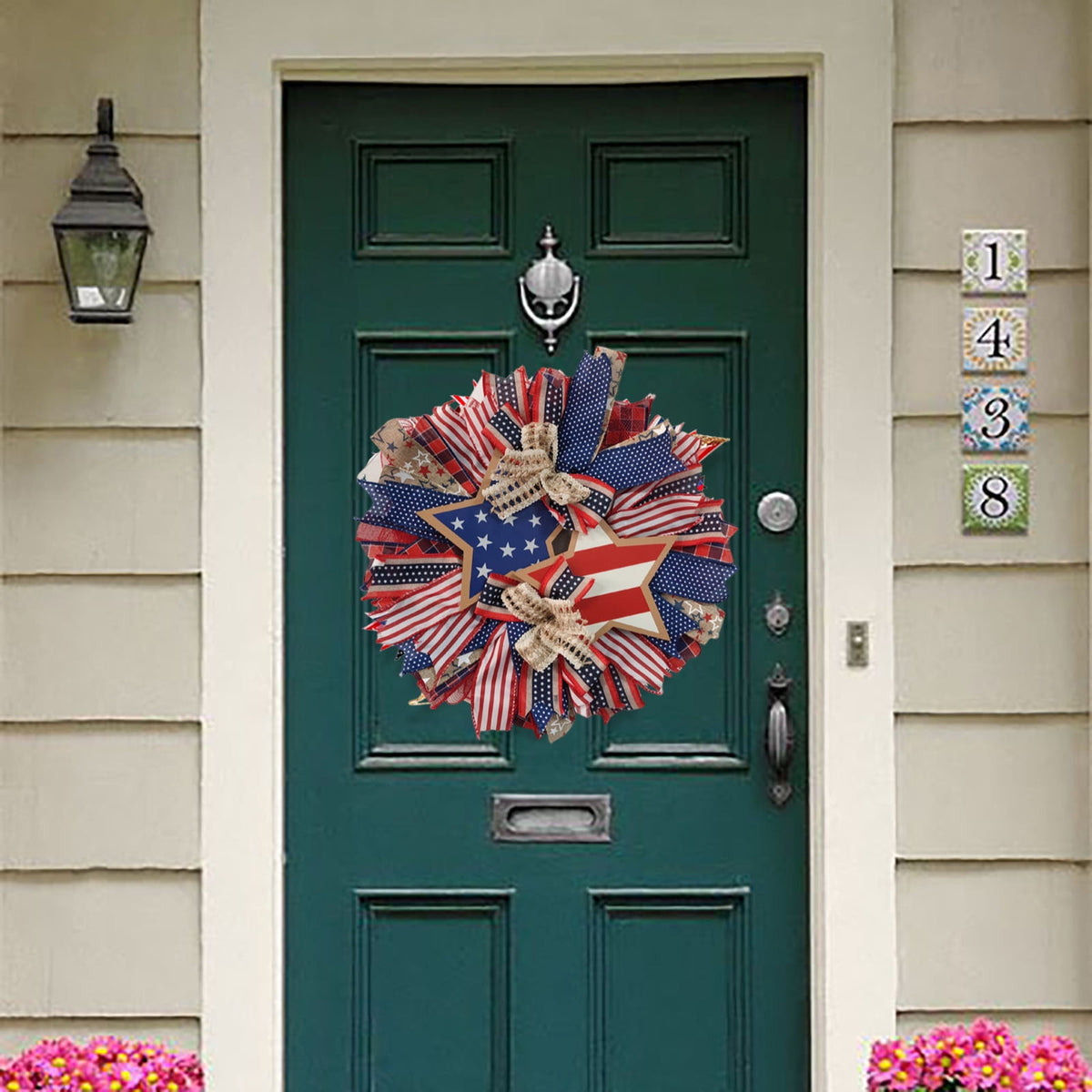 Gcvizuso Halloween Crescent Floral Wreath, Orange Red Rose Hydrangea Fall Front Door Decor for Autumn Harvest Celebration