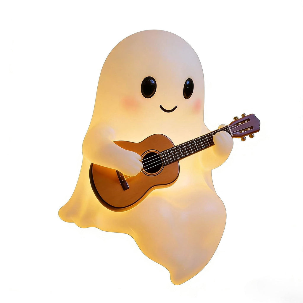 Ghost Night Light Halloween Decorations Bedside Night Light with Tap Control, Dimmable Nursery Decor Lamp, Fun Ghost Gift for K*ids, Halloween Room Decor, Ghost Lamp