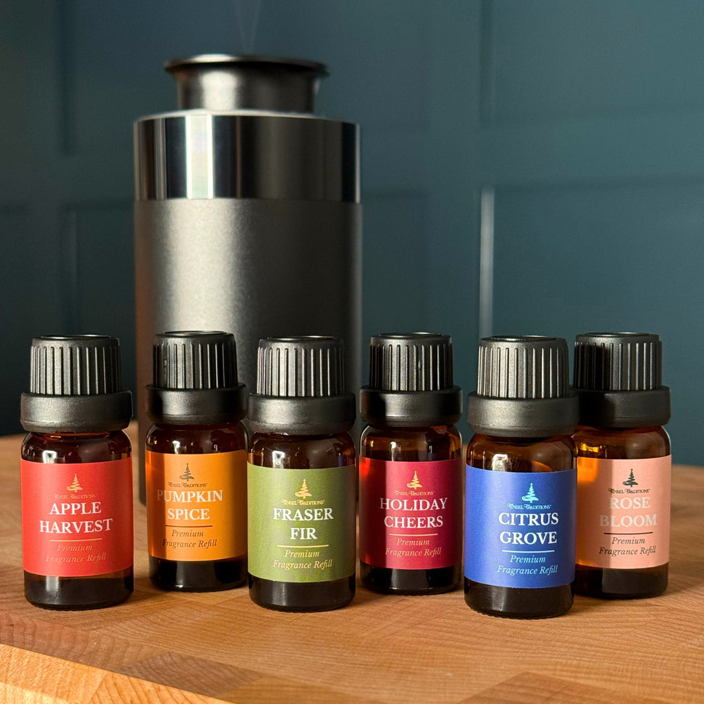 Traditions of Scent Pumpkin Spice Premium Fragrance Diffuser Oil Refills by Tinsel Traditions - Set of 3