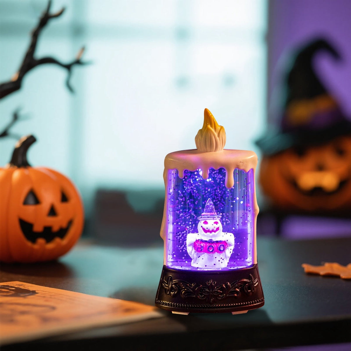 Halloween LED Skeleton Battery Operated Flameless Candle Light For Party Bar & Room Decorations