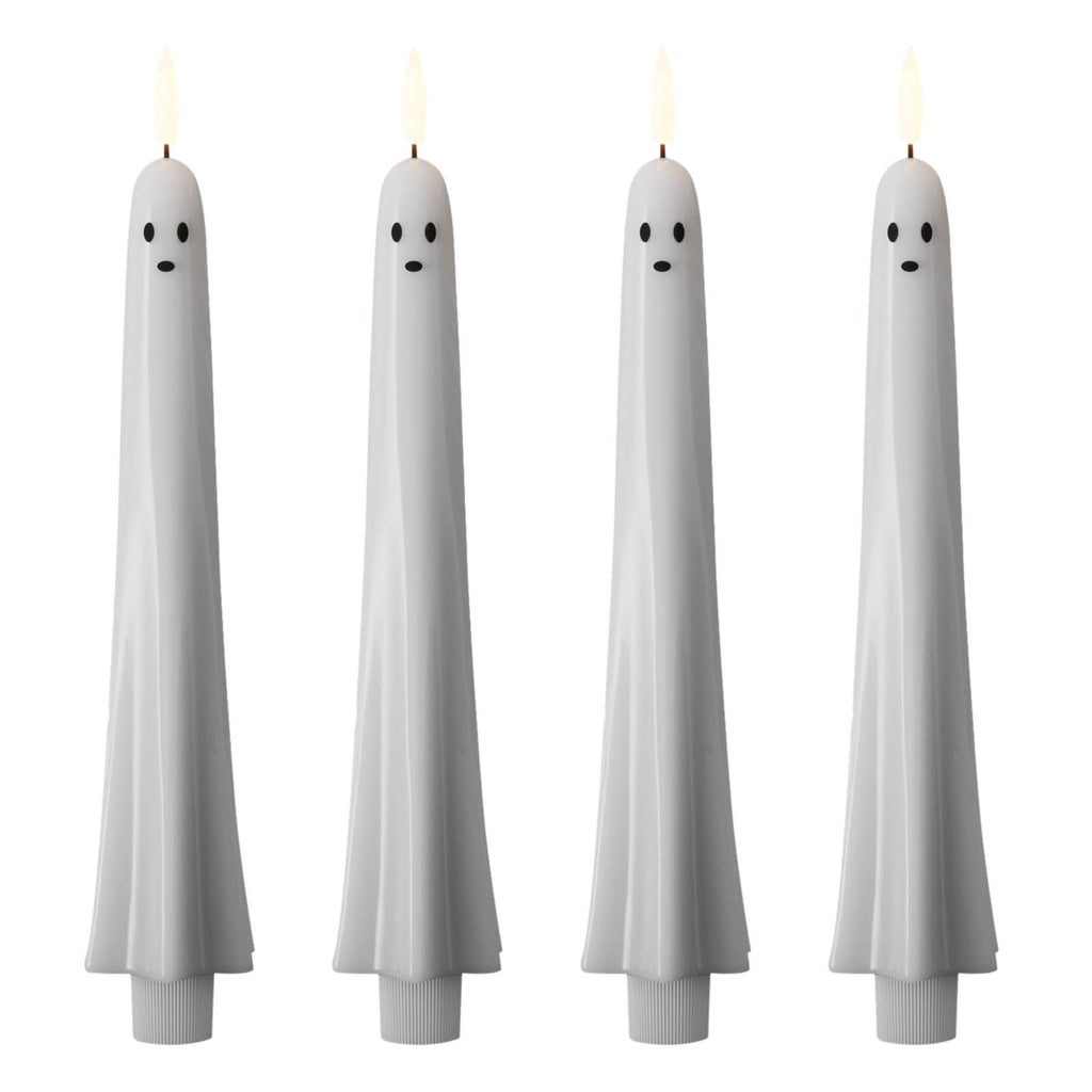 AZXY Halloween Decor, Halloween Indoor Decor, Halloween Tabletop, Artificial White Silk Rose Stems, Gothic Fake Floral Bouquet, Halloween Decorations for Home Table Party Decor
