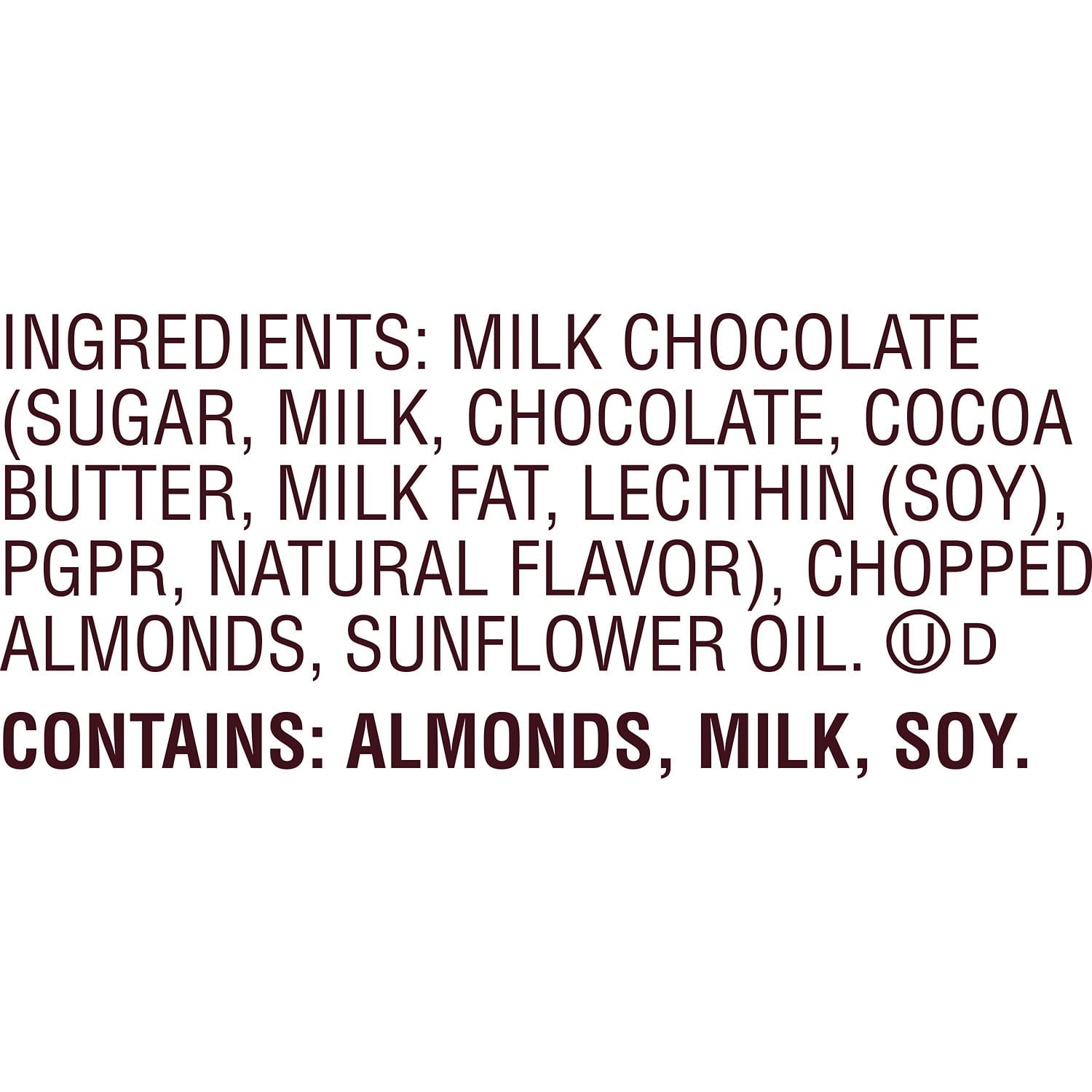 (2 pack) Hershey's Milk Chocolate with Almonds Snack Size, Halloween Candy Bag, 10.35 oz