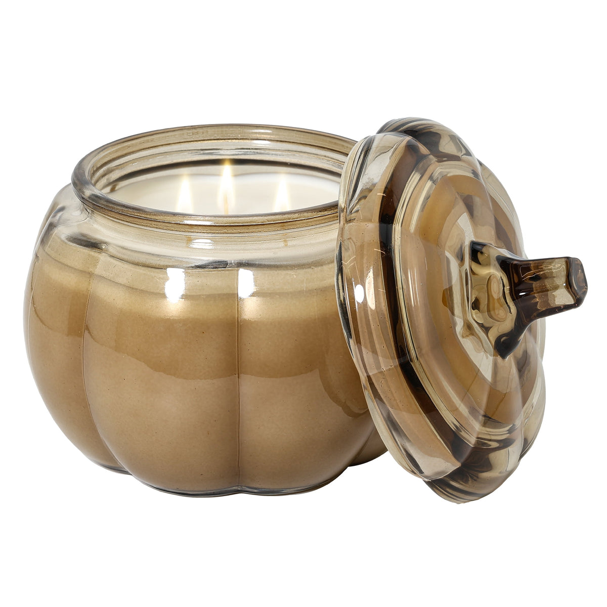Better Homes & Gardens 3-Wick 30 oz Glass Jar Candle, Farm Apple Pumpkin