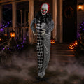 Northlight 5.5' Animated Standing Clown with Glowing Eyes Halloween Decoration