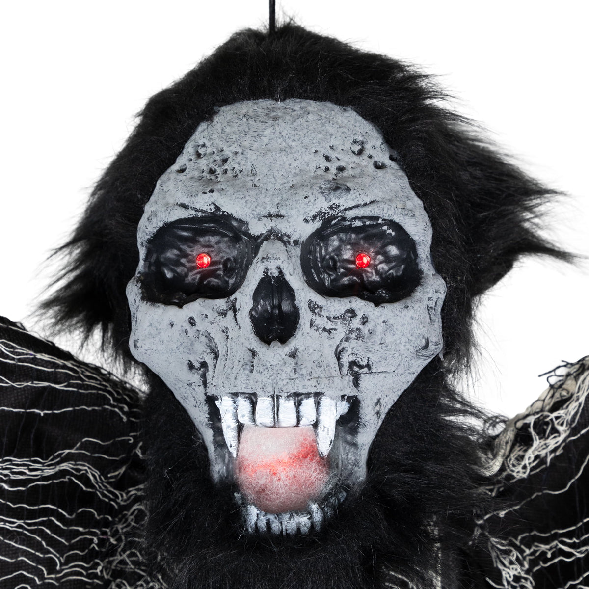 Northlight Animated Hanging Zombie Vampire with Lights and Sound Halloween Decoration - 5'