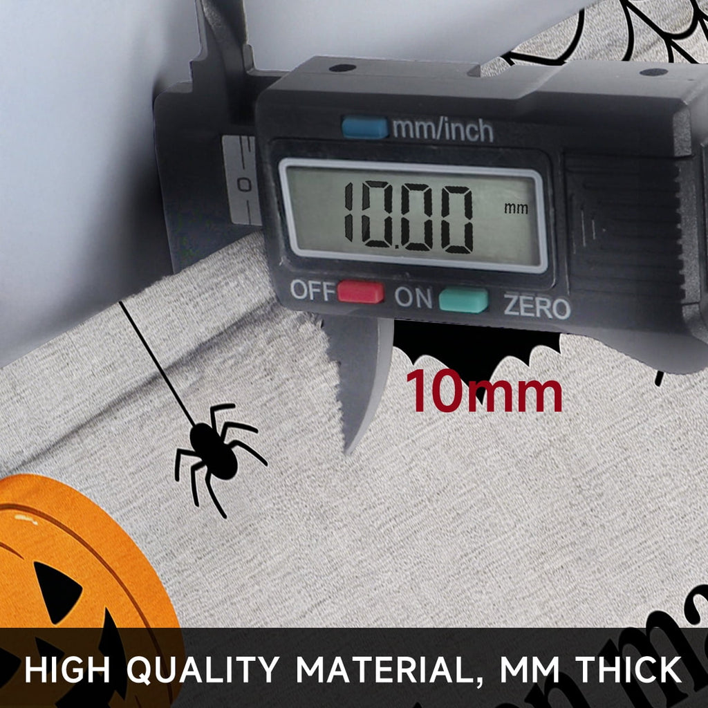 YIMEIS Halloween Pumpkin Lanterns 3Pcs Flannel Mat and Kitchen Rugs Set,Soft Non-slip,Perfect for Home Bathroom