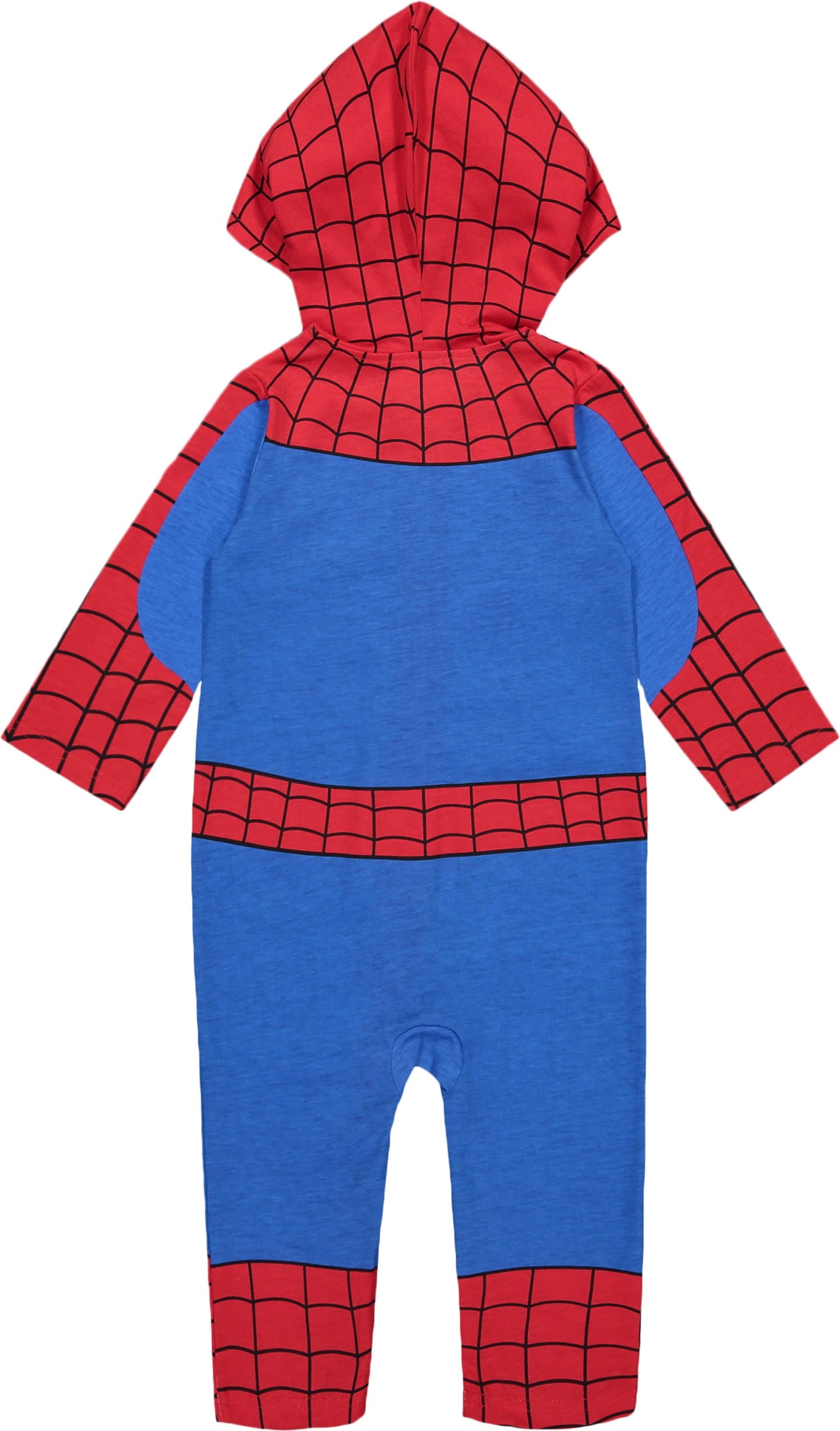 Marvel Avengers Spiderman Baby Boys' Zip-Up Hooded Costume Coverall (18M)