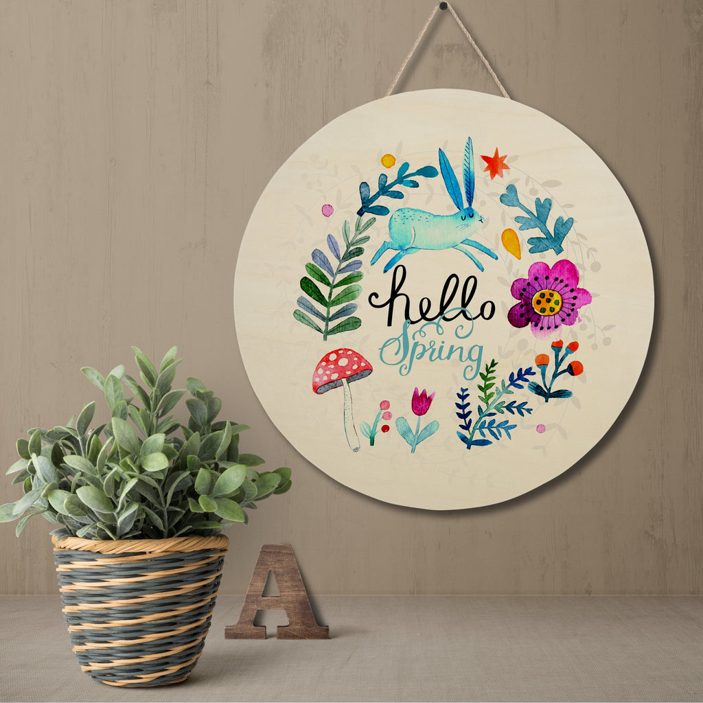 Stylecraft 17.9" Round Unfinished Wood Plaque (1 Each)