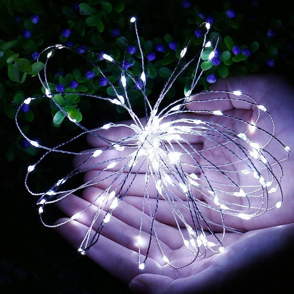Solar String Lights for Outdoor,99ft 300 LED Bright Copper Wire Fairy Lights Waterproof Solar Lights with 8 Modes for Tree Garden Party Wedding Christmas Decor (Multicolor)