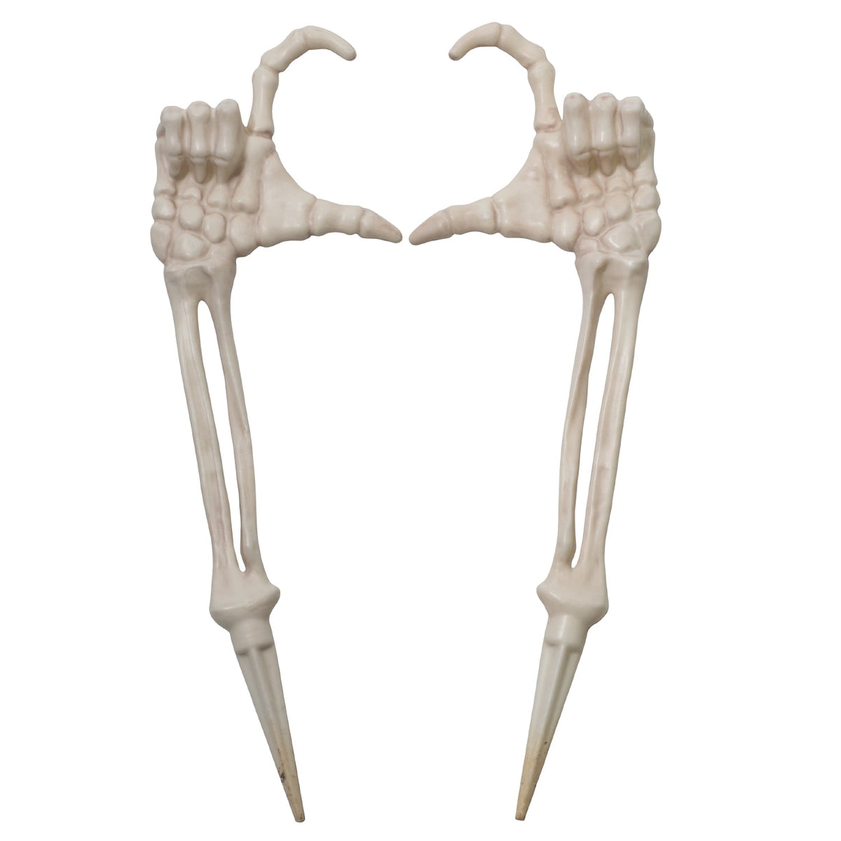 Seasons Halloween Skeleton Stakes Decorations, Love Pose 2 Piece Hands Arms with Lawn Stakes for Outdoor Yard Garden Decor