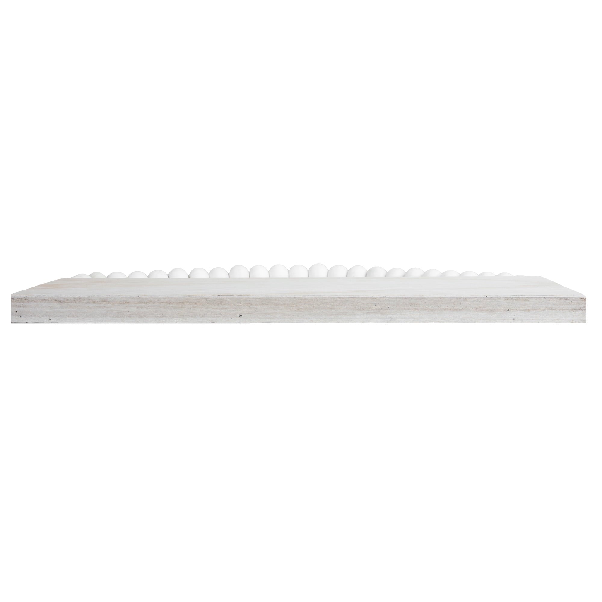 Hello Hobby Unfinished Wood Rectangular Craft Surface with Beaded Handle