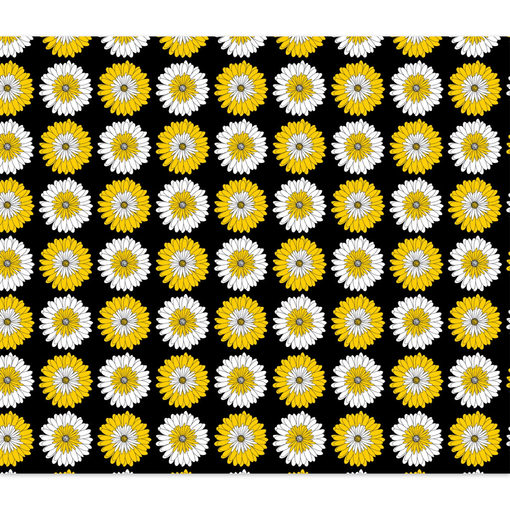 Fat Quarter 100% Cotton Daizy, Yellow, 18"x 21" for Quilting & Sewing, 1 Each