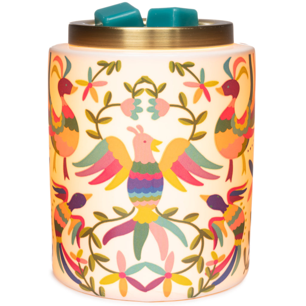 Scentsationals Wax Melt Warmer, Wax Warmer for Scented Wax Melts - Day of The Dead Collection Vistoso - Candle Wax Melter for Fragrance Cubes and Tarts