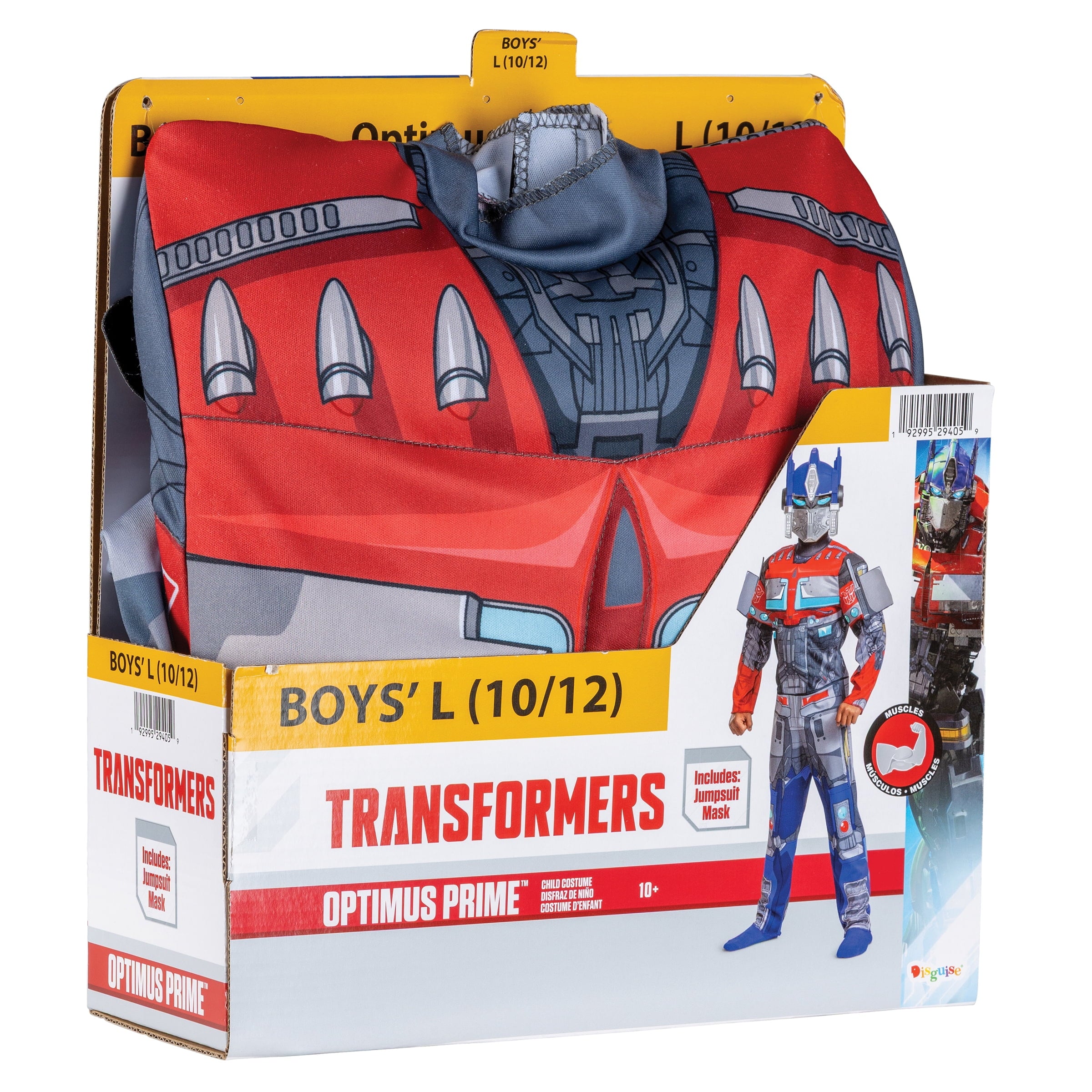 Transformers Optimus Prime Halloween Costume for Children, Boys Size S (6/7), by Disguise