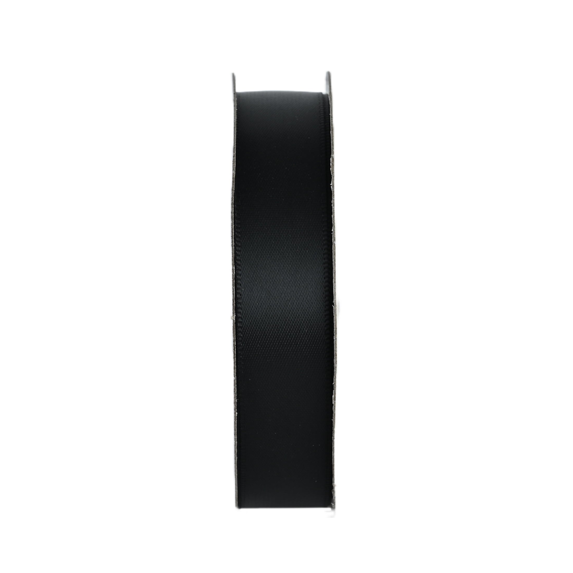 Gwen Studios 5/8" Black Satin Ribbon, 7 Yards