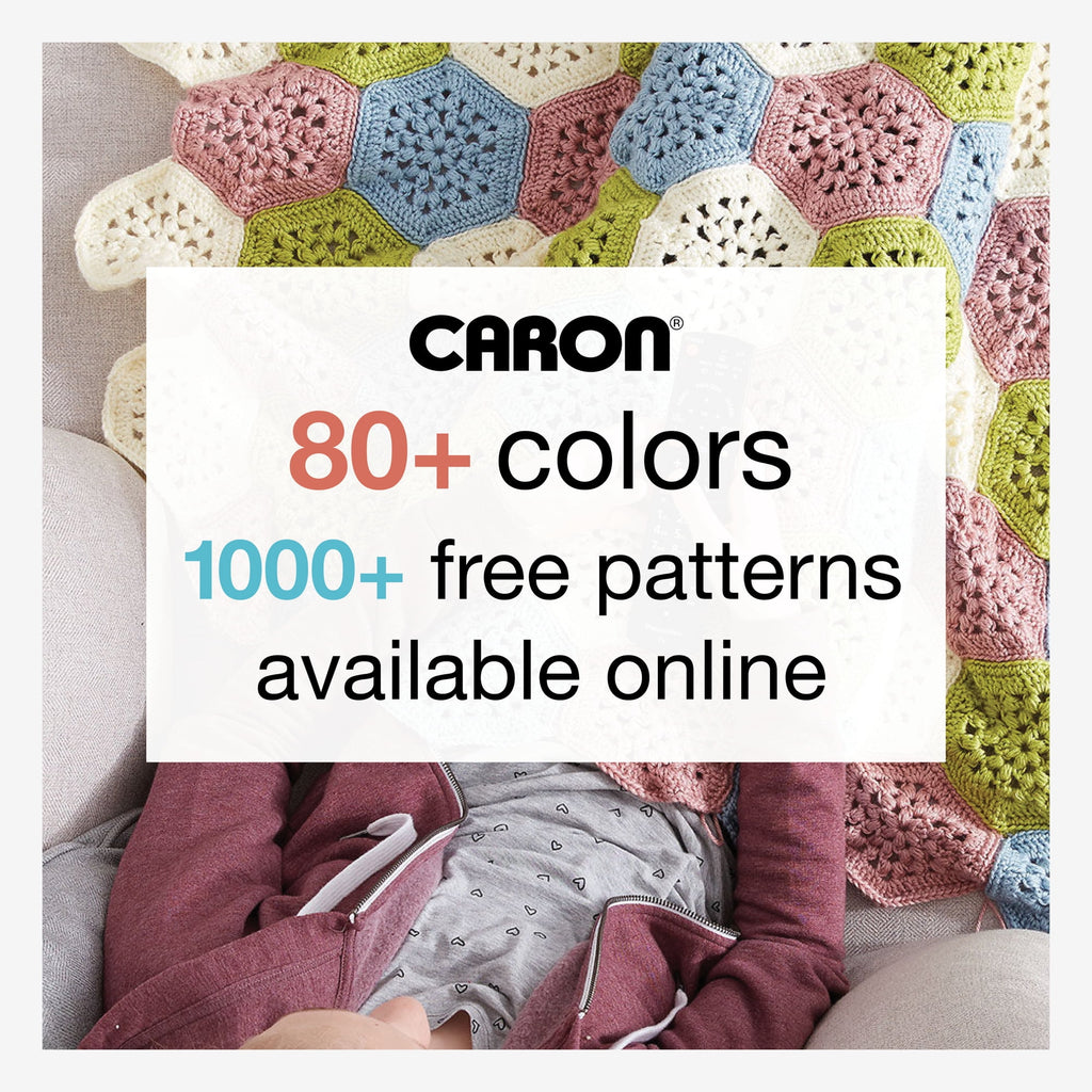 Caron® Simply Soft® Yarn, #4 Medium Acrylic Yarn, 6oz/170g, 315 yds, Soft Pink