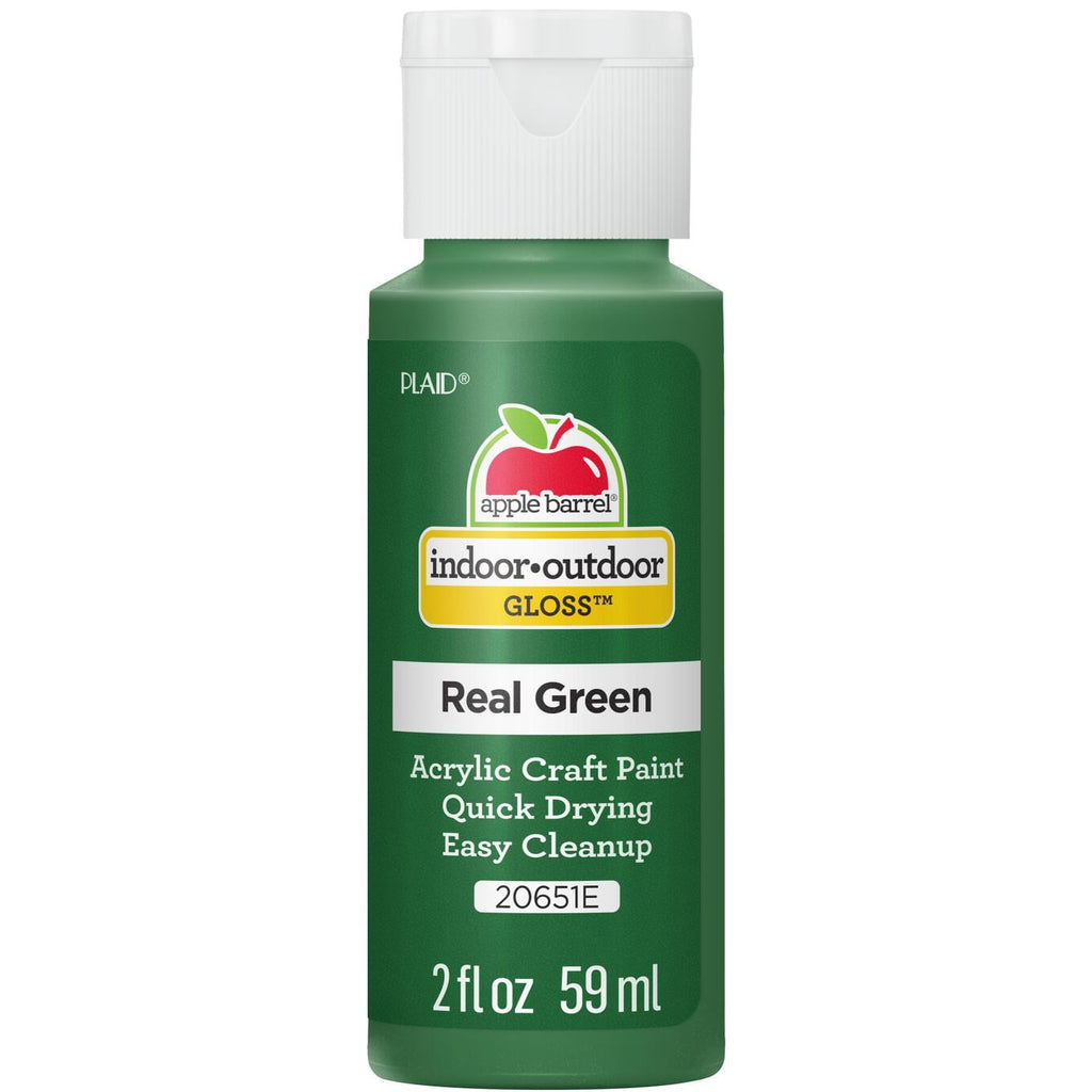 Apple Barrel Acrylic Craft Paint, Gloss Finish, Black, 2 fl oz
