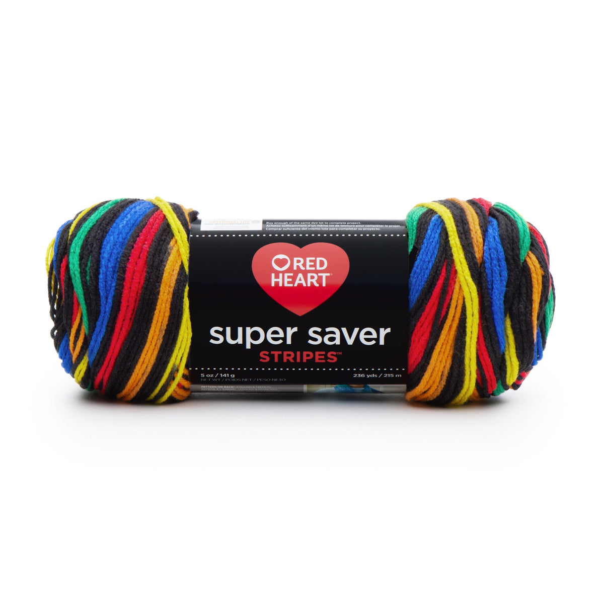 Red Heart® Super Saver® 4 Medium Acrylic Yarn, Bonbon Print 5oz/142g, 236 Yards