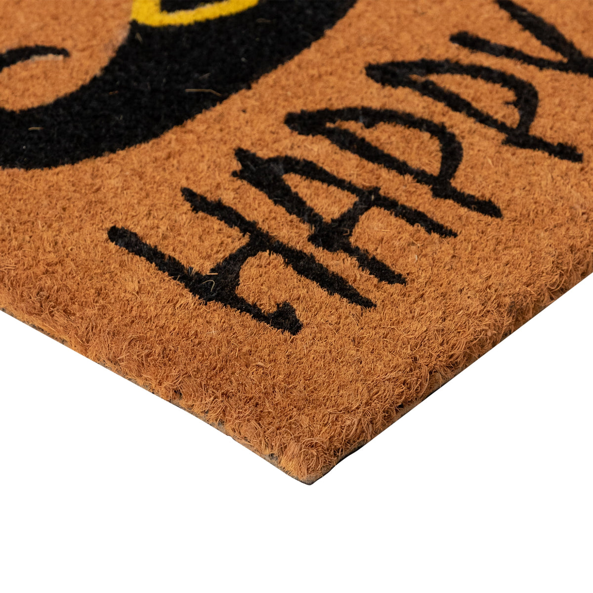 Northlight Wicked Witch Shoes Happy Halloween Coir Outdoor Doormat - 30" - Orange and Black