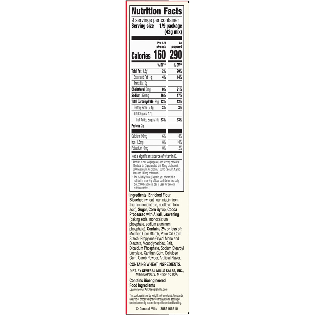Betty Crocker Favorites Super Moist, Chocolate Fudge, Cake Mix, 13.25 oz