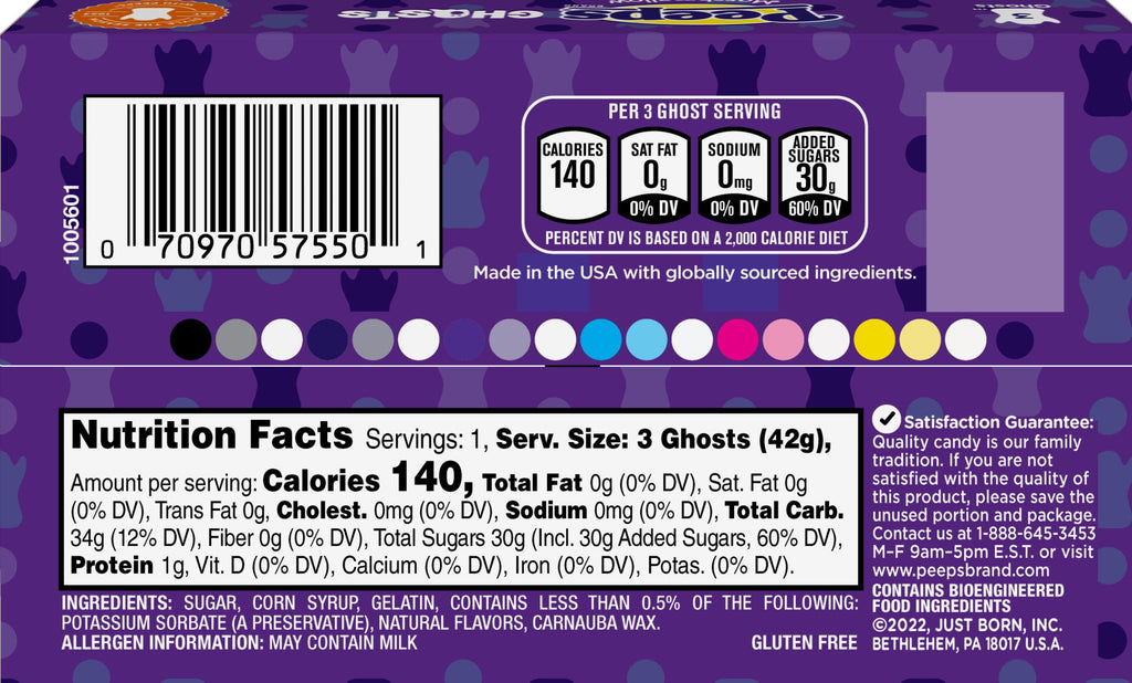 PEEPS® Marshmallow Skulls - 1.5oz (3ct)