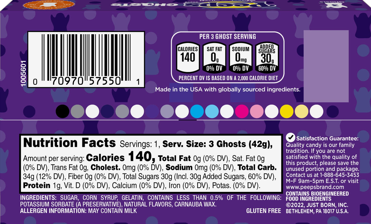 PEEPS® Marshmallow Skulls - 1.5oz (3ct)