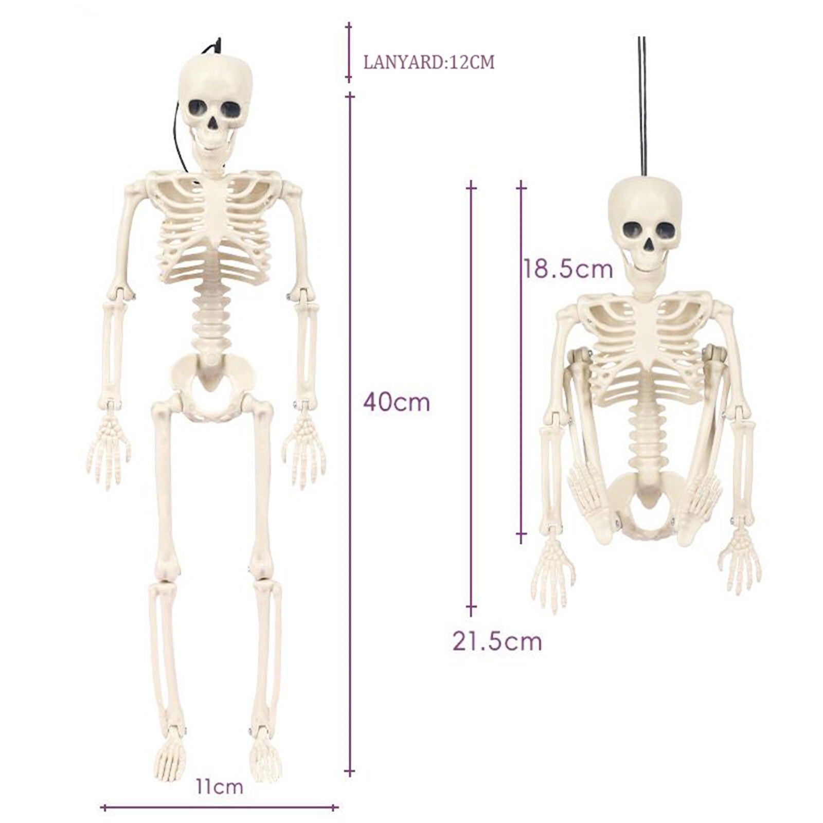 amlbb Halloween Decorations Outdoor Halloween Dark Terror Skeleton Decoration Props Set Up Ghost House Halloween Decor on Clearance