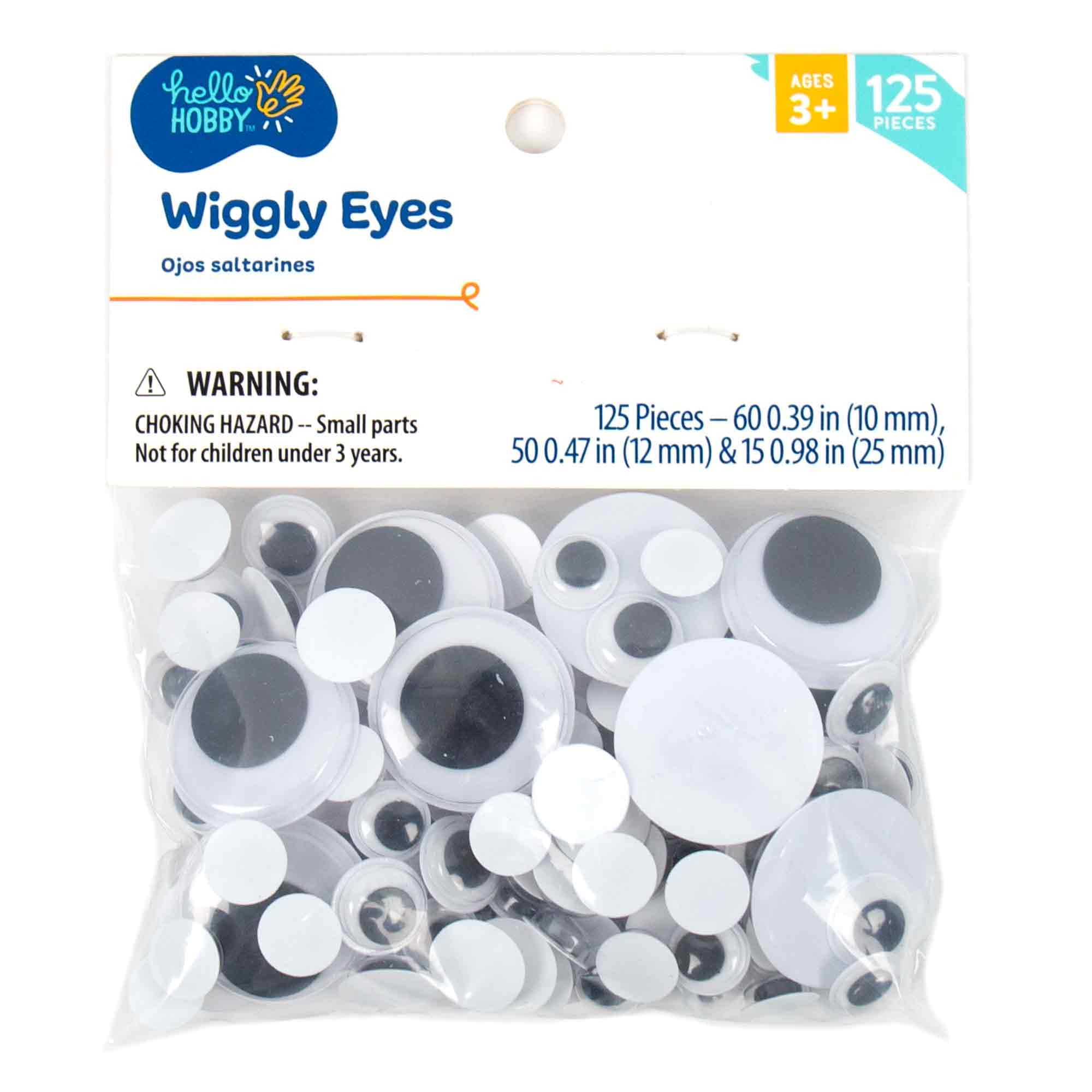 (4 pack) Hello Hobby Assorted Plastic Wiggly Eyes
