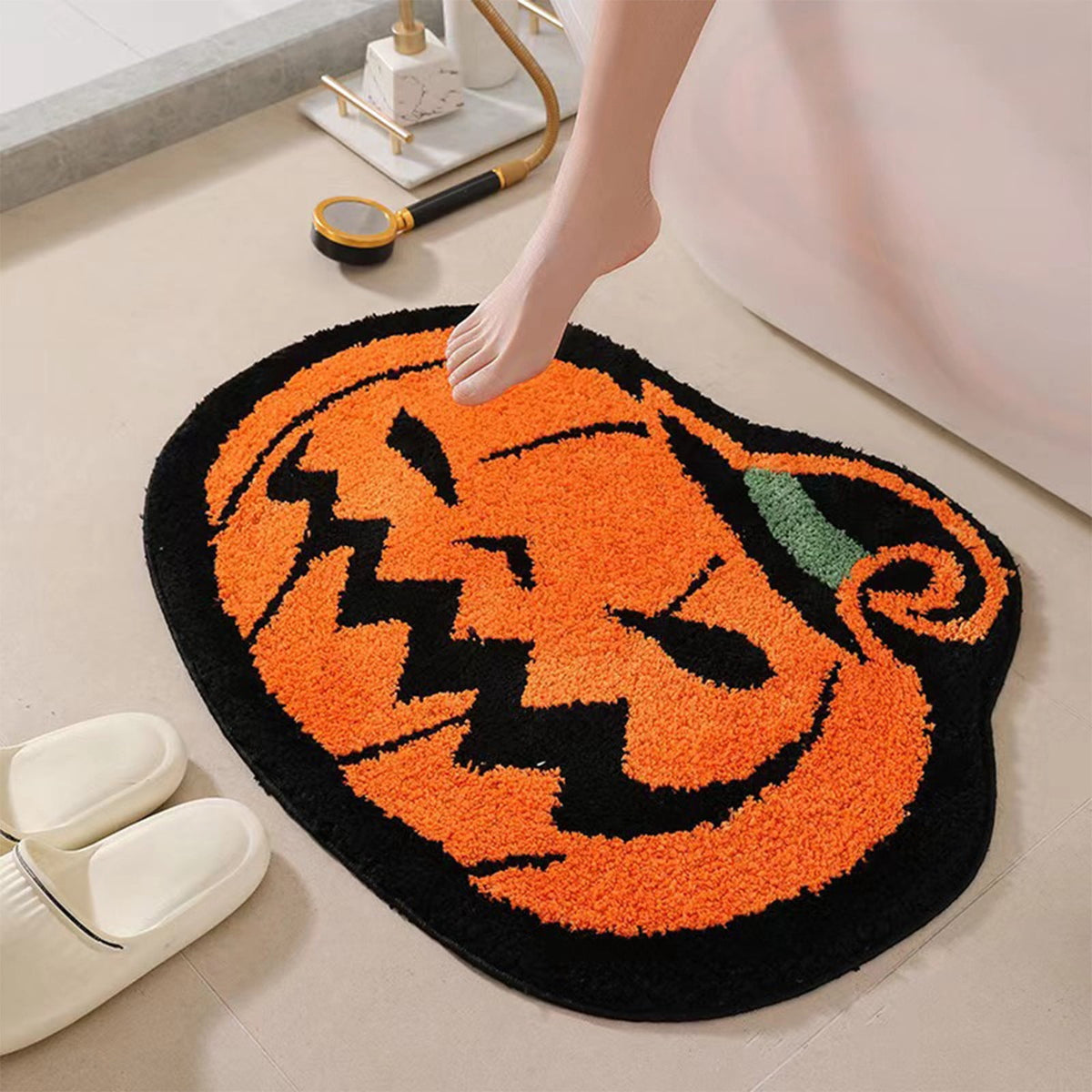 Halloween Bathroom Decor Fall Bathroom Decor Halloween Rug Kitchen Decor Bath Mat Fall Bathroom Rugs Halloween Decor Halloween Decorations Room Decor