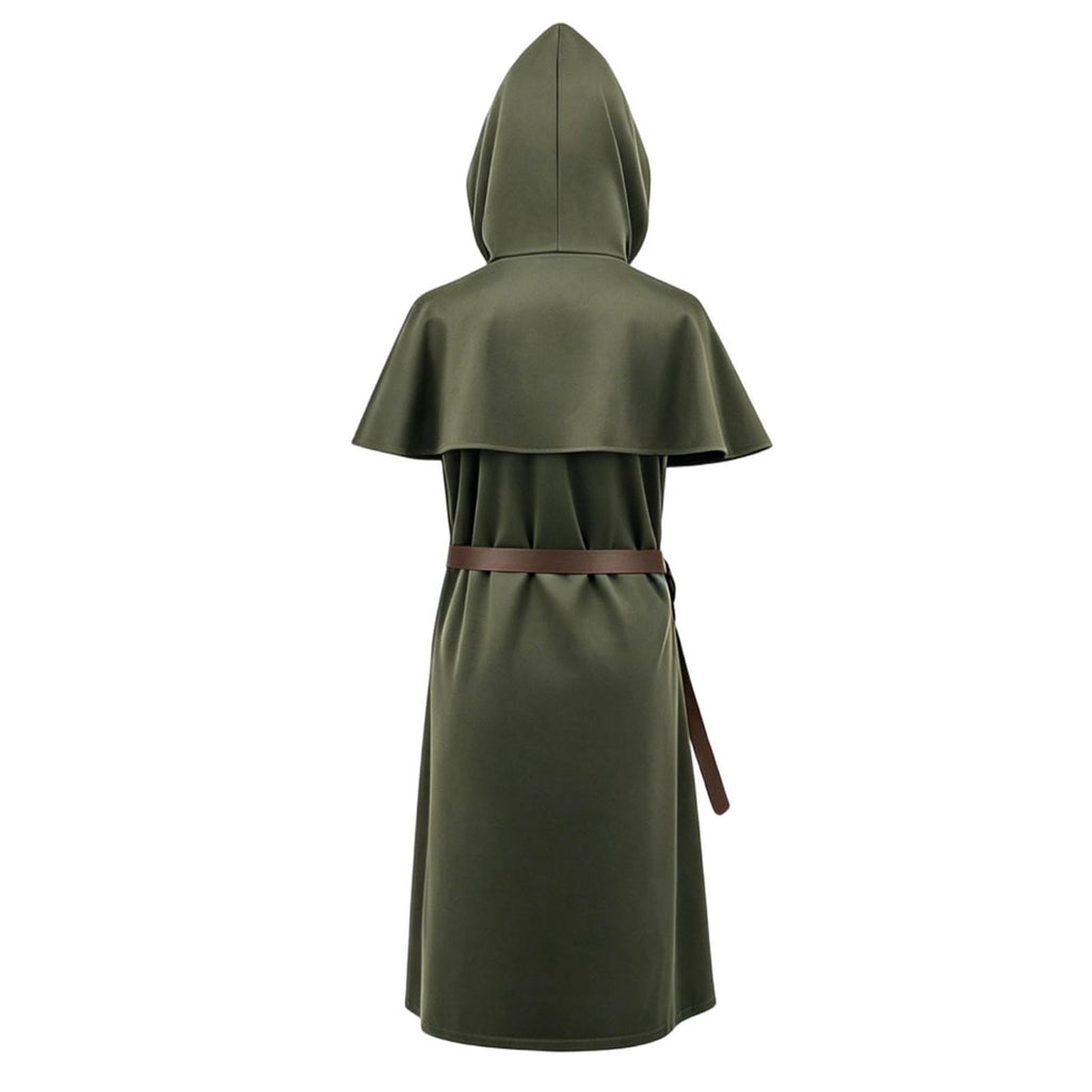 QATAINLAV Womens Gothic Hoodies Dress Fall Winter Long Sleeve Velvet Sweatshirts Cute Cat Ear Hooded Zip up Dresses with Pockets, Wine, M