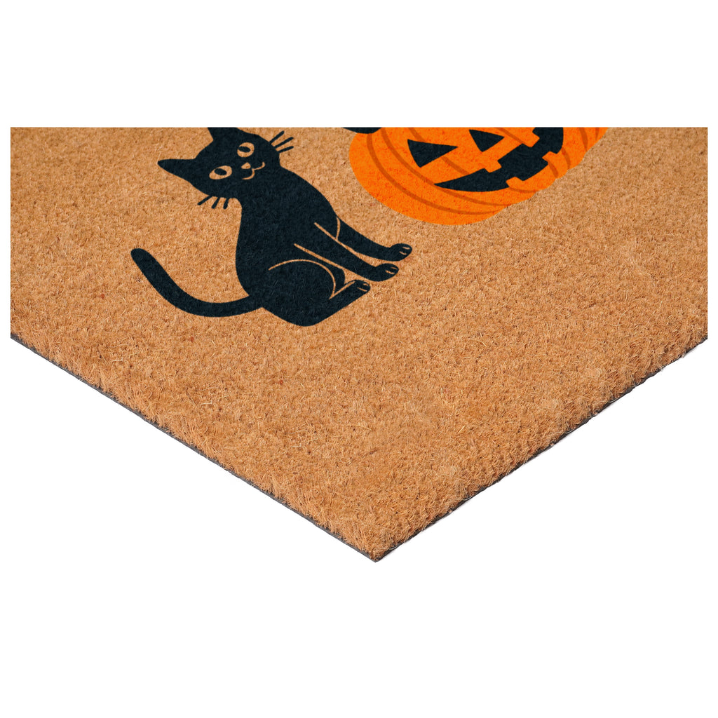 Mischief Halloween Cats Doormat, 17" x 29"