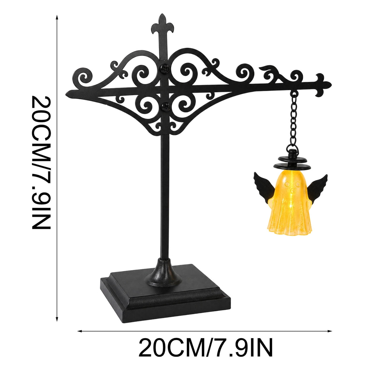 Nkmbld Halloween Bookshelf Lamp, Vintage Library Lantern Decorative Bookshelf Lighting, Hanging Ghost Lantern Book Shelf Light, Halloween Decorations Indoor