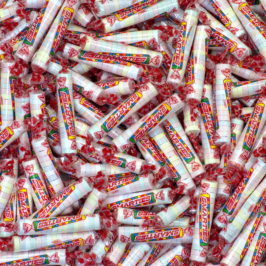 Smarties Candy Bulk Rolls Original Flavor - Gluten & Vegan Free - Classic Sweetness From Family Owned Company Since 1949, Peanut Free & Dairy Free - Perfect Halloween Candy - 8 Pound Bag