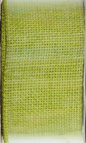 Offray Ribbon, Torrid Orange 1 1/2 inch Woven Burlap Woven Ribbon, 9 feet