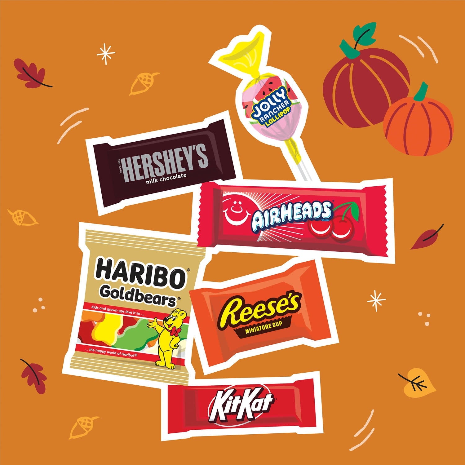 Hershey Assorted, Halloween Candy Variety Bag, 20.9 oz (70 Pieces)