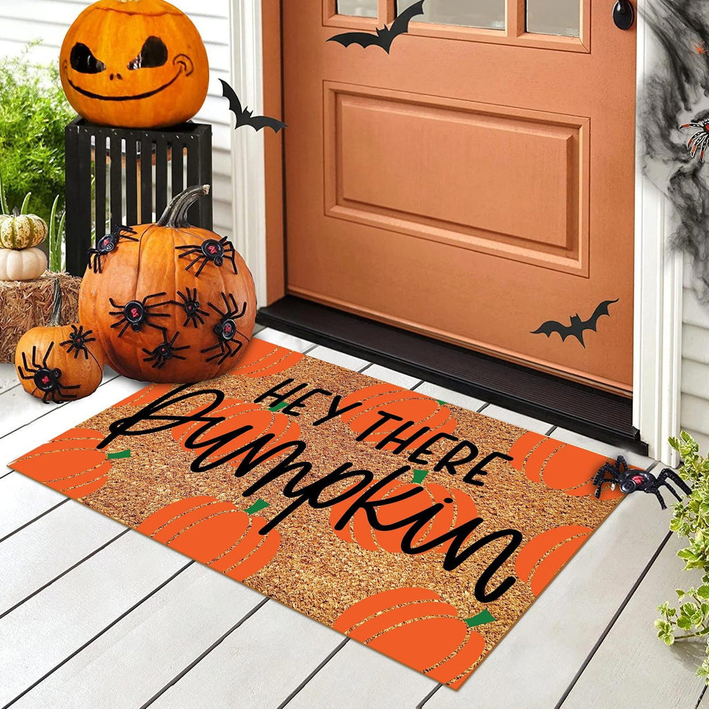 Yeetfub Warehouse Clearance 16x24IN Halloween Door Mat Pumpkin Funny Doormat All-Season Outdoor Indoor Doormat for Home Entrance Floor Outdoor Indoor Doormat for Outside Back Patio Floor Entry
