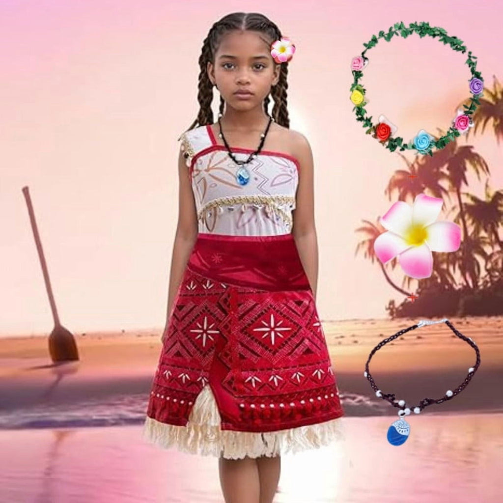 Jurebecia Princess Costume for Girls Dress Halloween Cosplay Outfits Birthday Fancy Tween Dress with Accessories 130 cm 7-8 Years