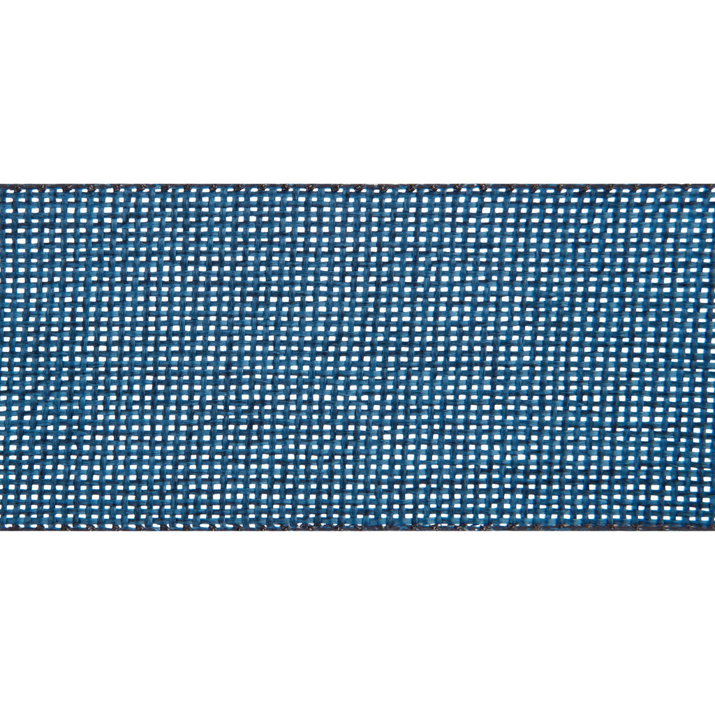 Offray Ribbon, Torrid Orange 1 1/2 inch Woven Burlap Woven Ribbon, 9 feet