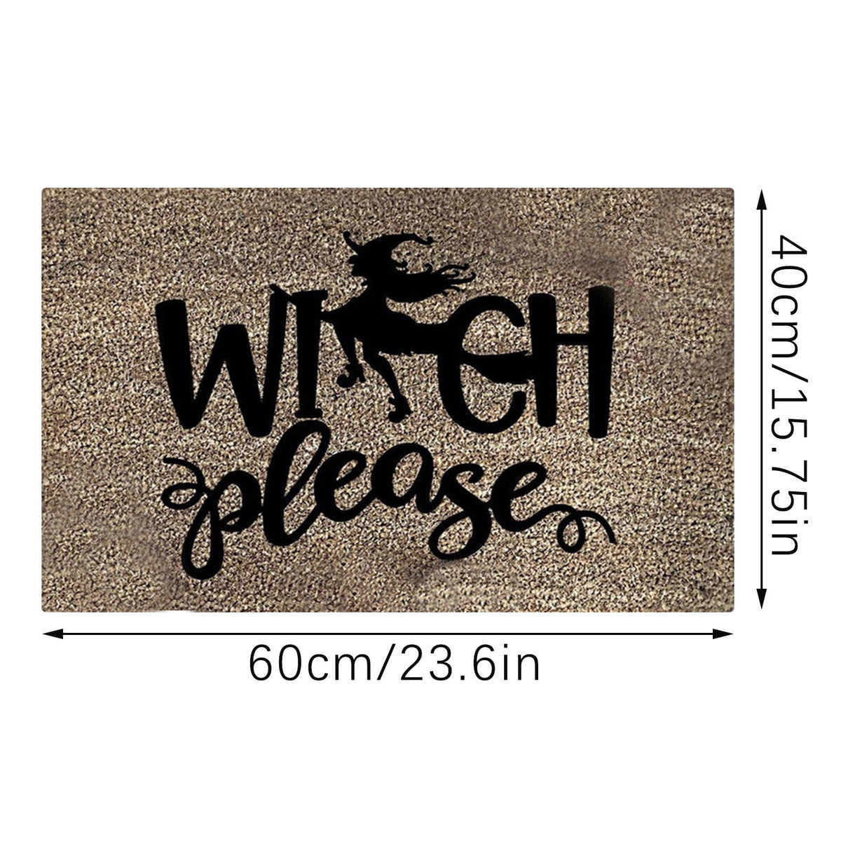 ZToonmas 15" x 23" Vintage Halloween Rugs, Halloween Horror Print Outdoor Rugs Floor Mat Hallway Kitchen Foot Mat Soft Non-Slip