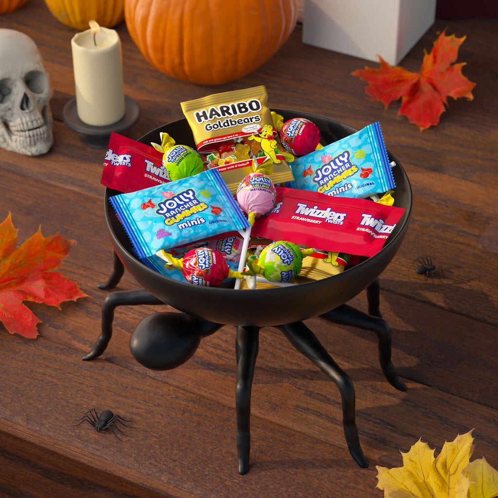 Haribo, Jolly Rancher and Twizzlers Assorted Fruit Flavored, Halloween Candy Variety Bag, 17.44 oz (58 Pieces)