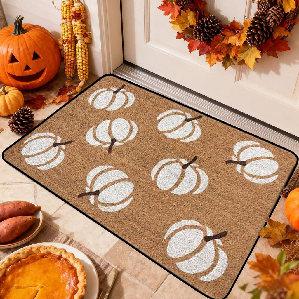 Autumn Door Mat for Entryway, 16x24 Inch, Fall-Themed Floor Doormat for Home Decor, Non-Slip Rug Mat for Living Room, Kitchen, Bedroom, Gifts for Fall Lovers (E)