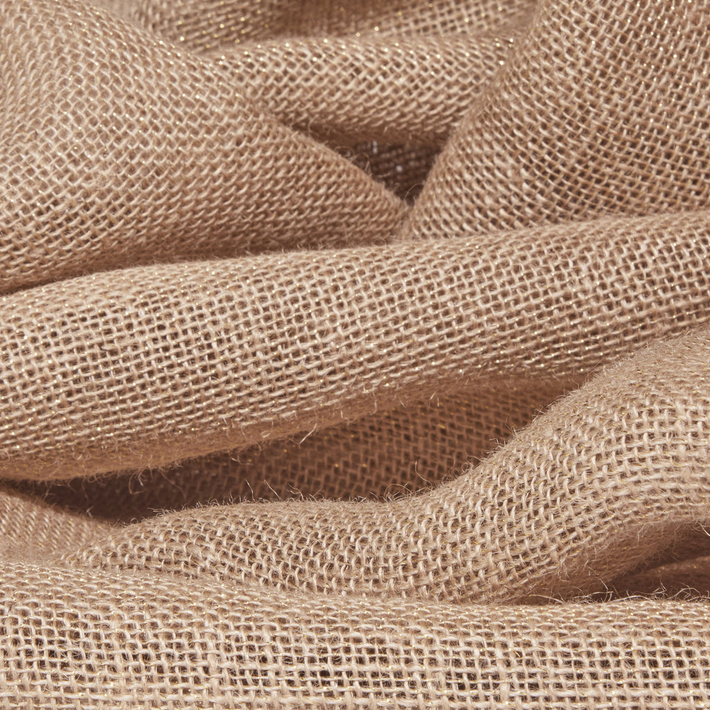 Allen Company Folded & Precut Jute Burlap Craft Fabric, 46"W x 2-Yards, Natural