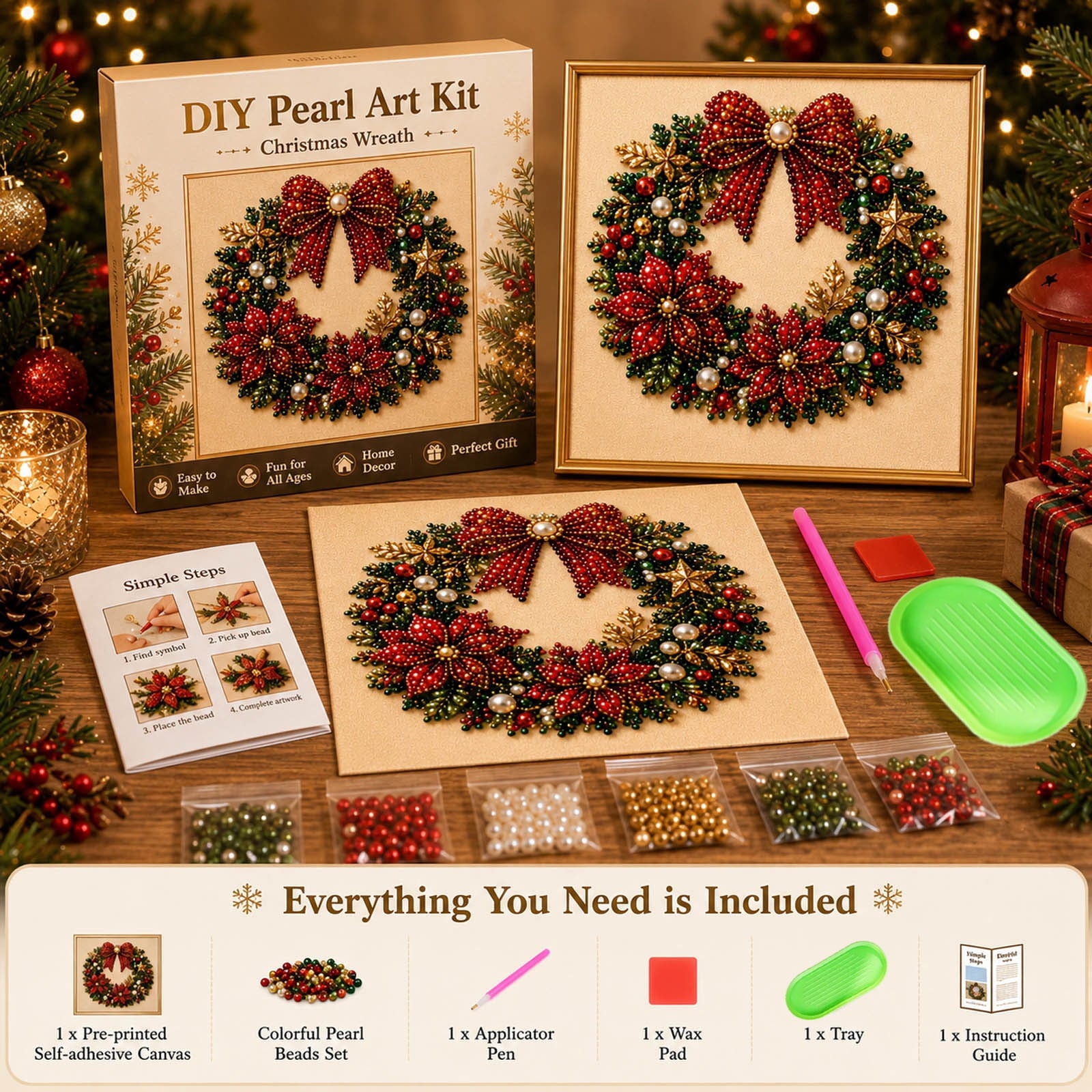 Clearance Fall Knit Pumpkin String Light Wreath, Hand Crochet Multicolor Garland With Wooden Beads, Cozy Odor-Free Cotton Yarn Fall, Thanksgiving and Halloween Decor