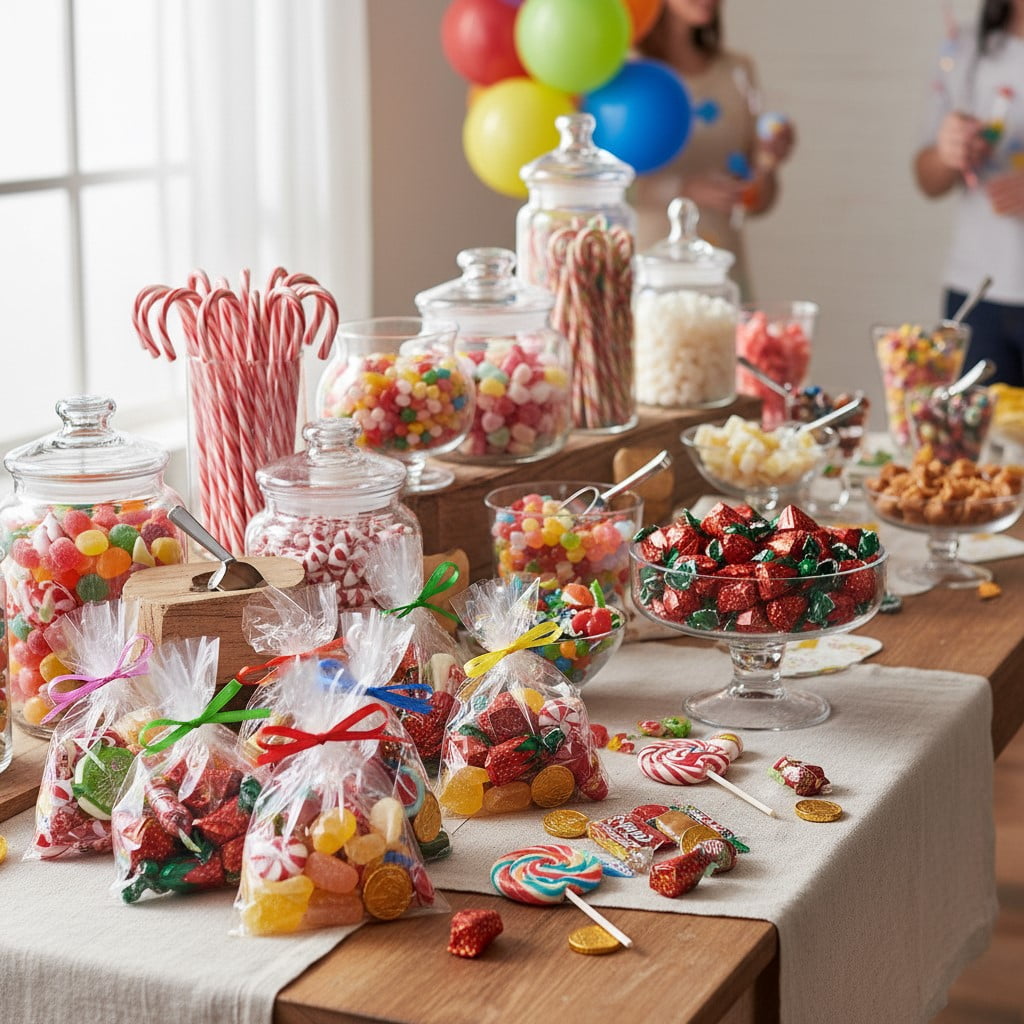 SweetGourmet Arcor Strawberry Bon Bons Hard Candy Wrapped, Fruit-Filled Premium Candies, 1 Pound Bag