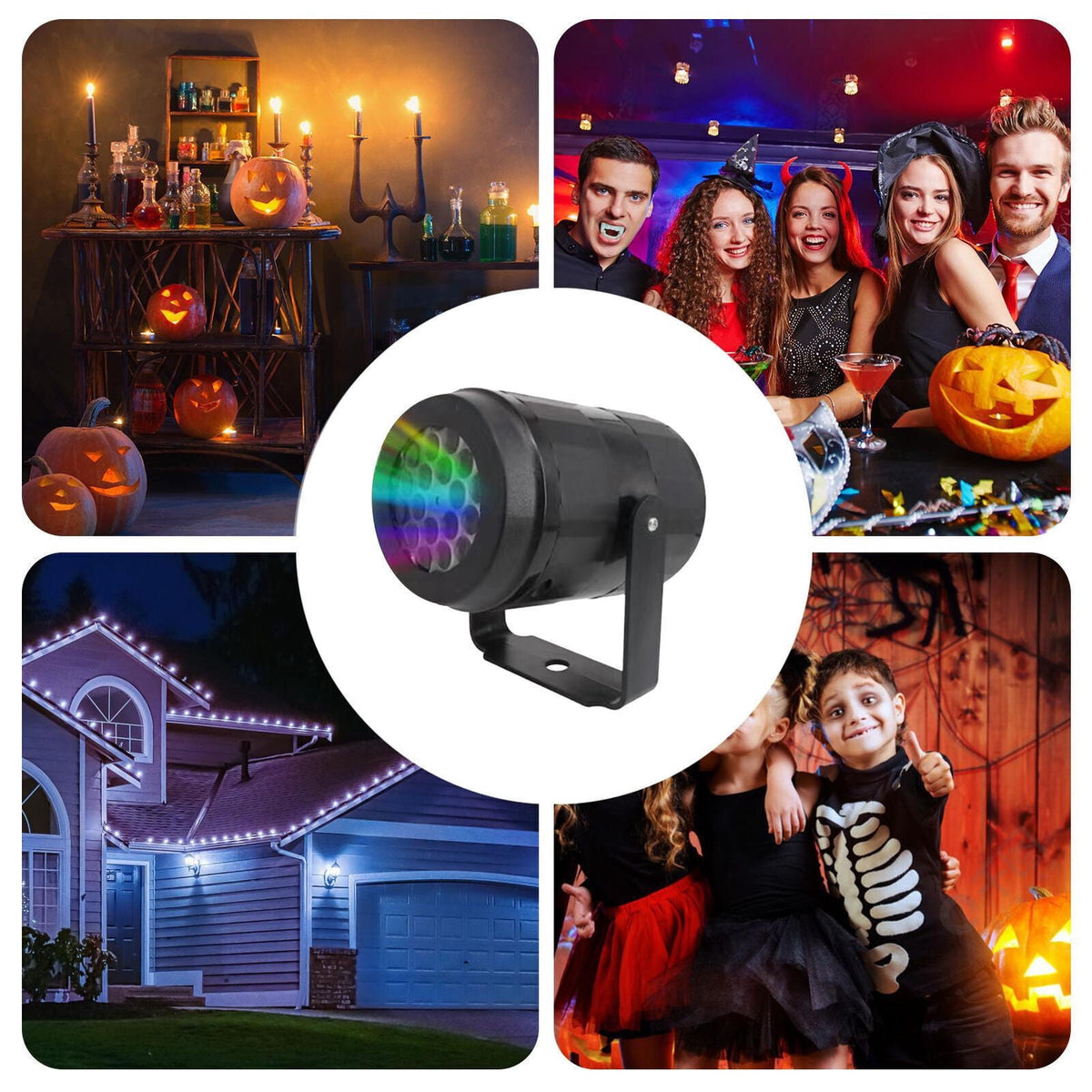 Halloween Projector Light USB Plug-in LED Projection Lamp Landscape Light