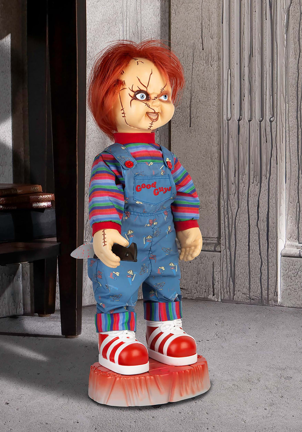 2ft Chucky Animated Doll Life Size Halloween Prop Horror Movie Good Guys Figure