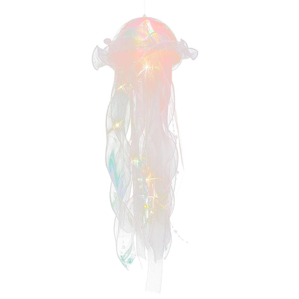Pyaiine Glowing Jellyfish Lantern Handheld Jellyfish LED Lamp Hanging Lantern Decoration New Year Eve Gadget Holiday Gift for Party