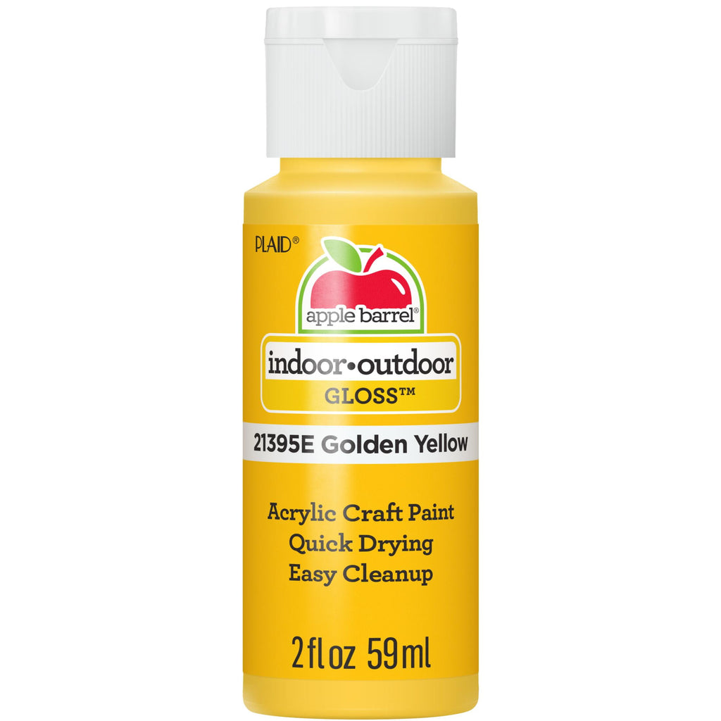 Apple Barrel Acrylic Craft Paint, Gloss Finish, Black, 2 fl oz