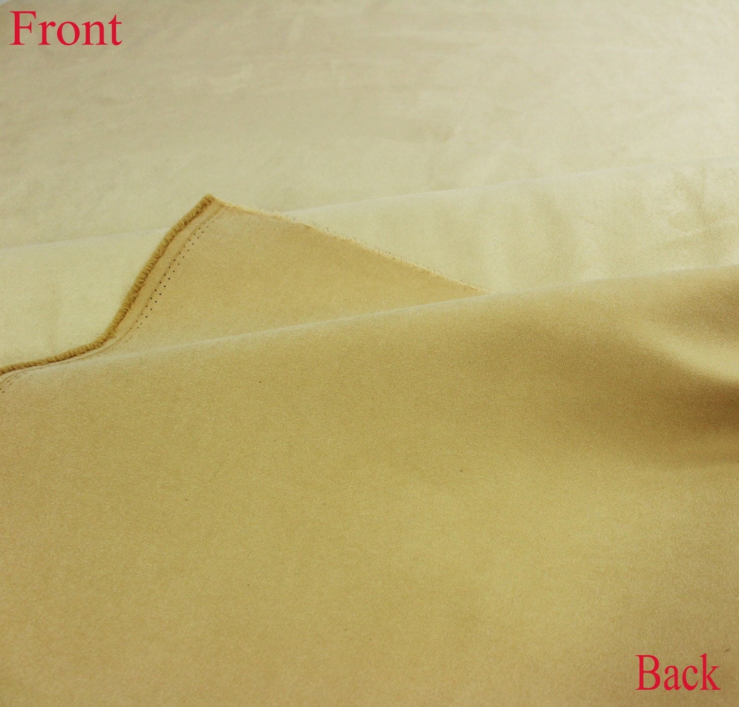 Mybecca Suede 58" Width - 100% Polyester Faux Craft Fabric By the Yard - Color: Black